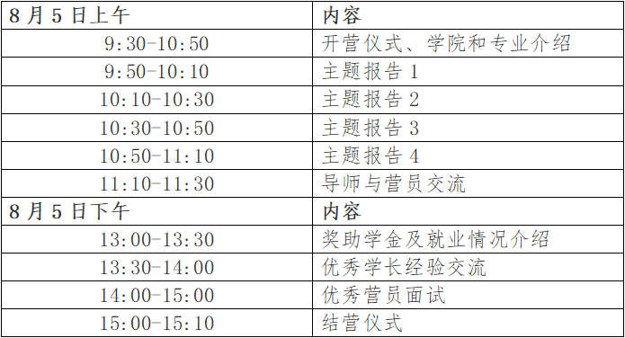 学院2021年全国优秀大学生夏令营开始招生啦